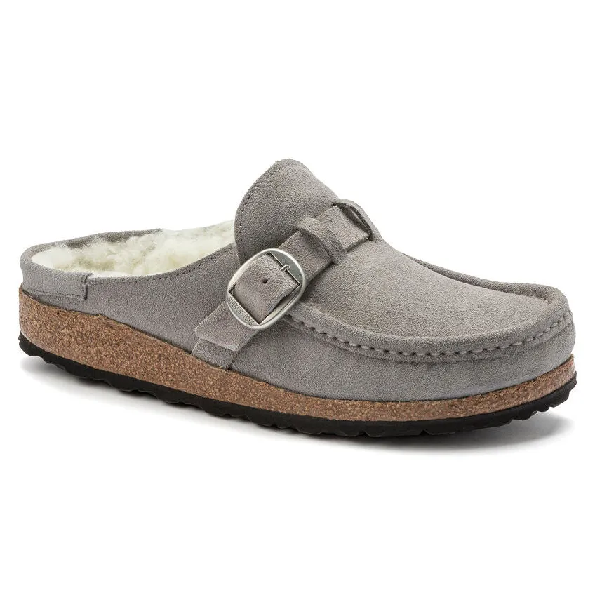 Buckley - Stone Coin Suede Shearling||Buckley - Suède fourrure stone coin