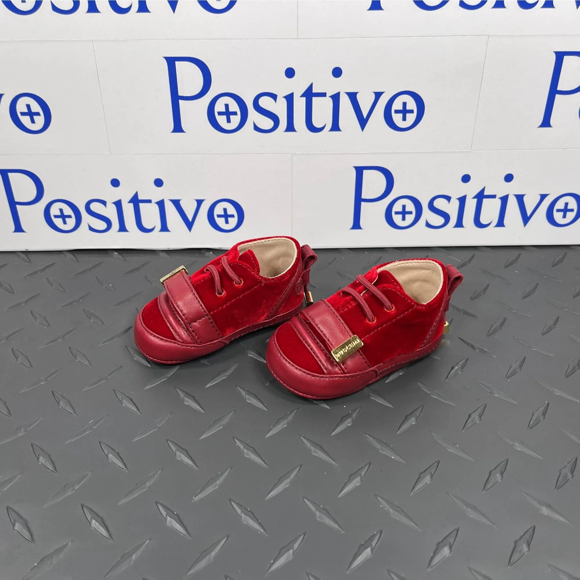 Buscemi 50MM Baby Scarlet Velvet Sneakers