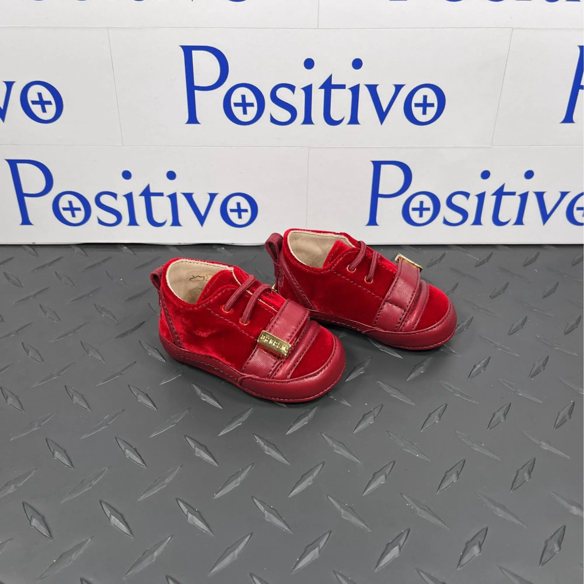 Buscemi 50MM Baby Scarlet Velvet Sneakers