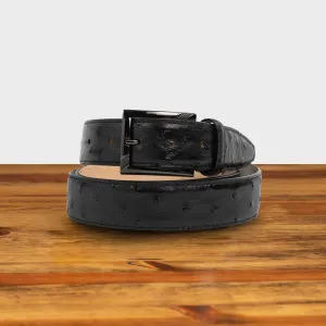 C1450 Calzoleria Toscana Genuine Ostrich Belt