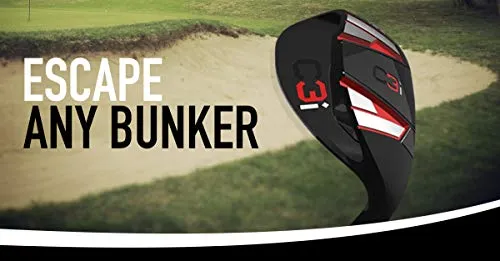C3i Wedge Right Hand Sand Wedge, Lob Wedge for Men & Women - Escape Bunkers in One, Easy Flop Shots – Legal for Tournament Play, Quickly Cuts Strokes from Your Short Game- High Loft Golf Club