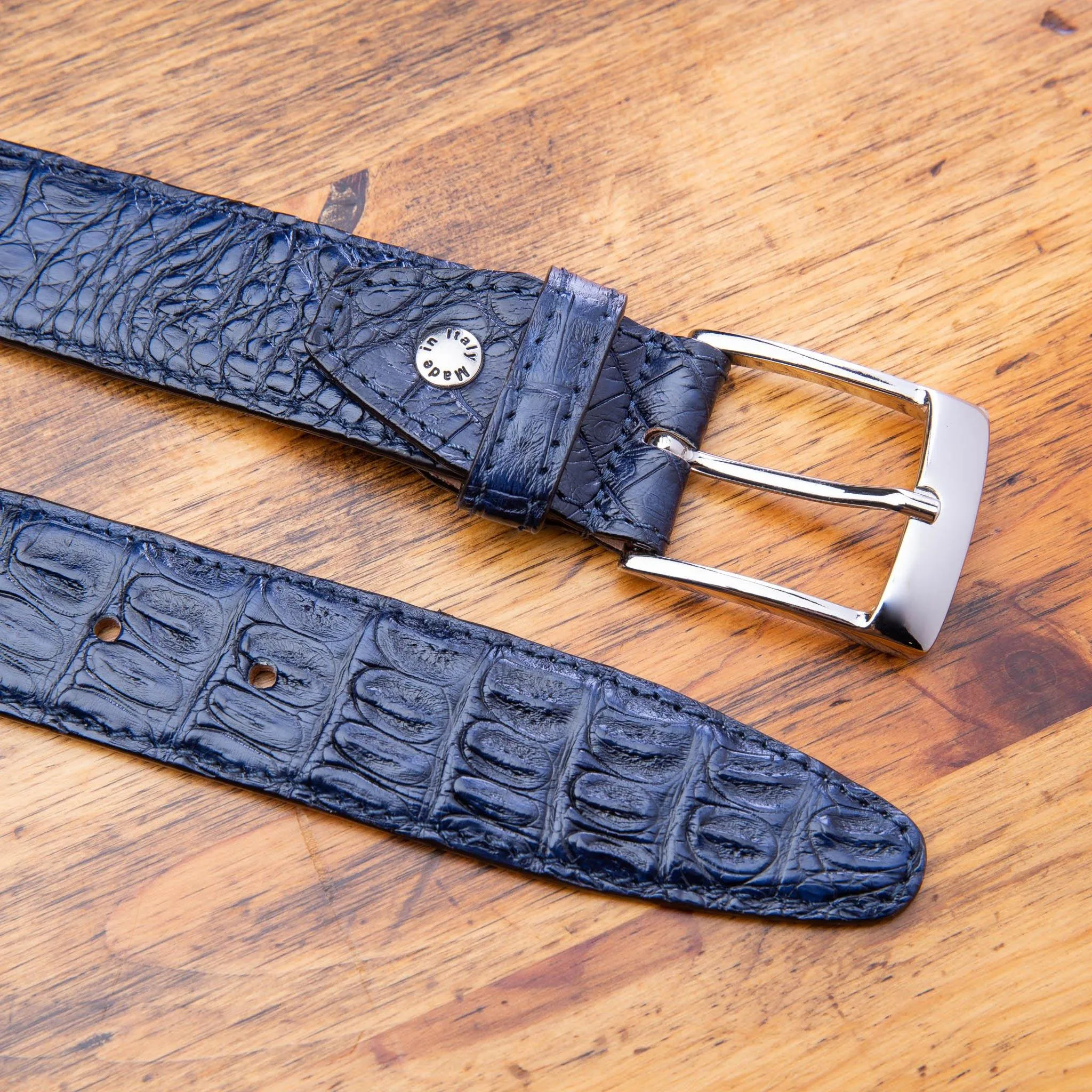 C7981 Calzoleria Toscana Exotic Hornback Belt