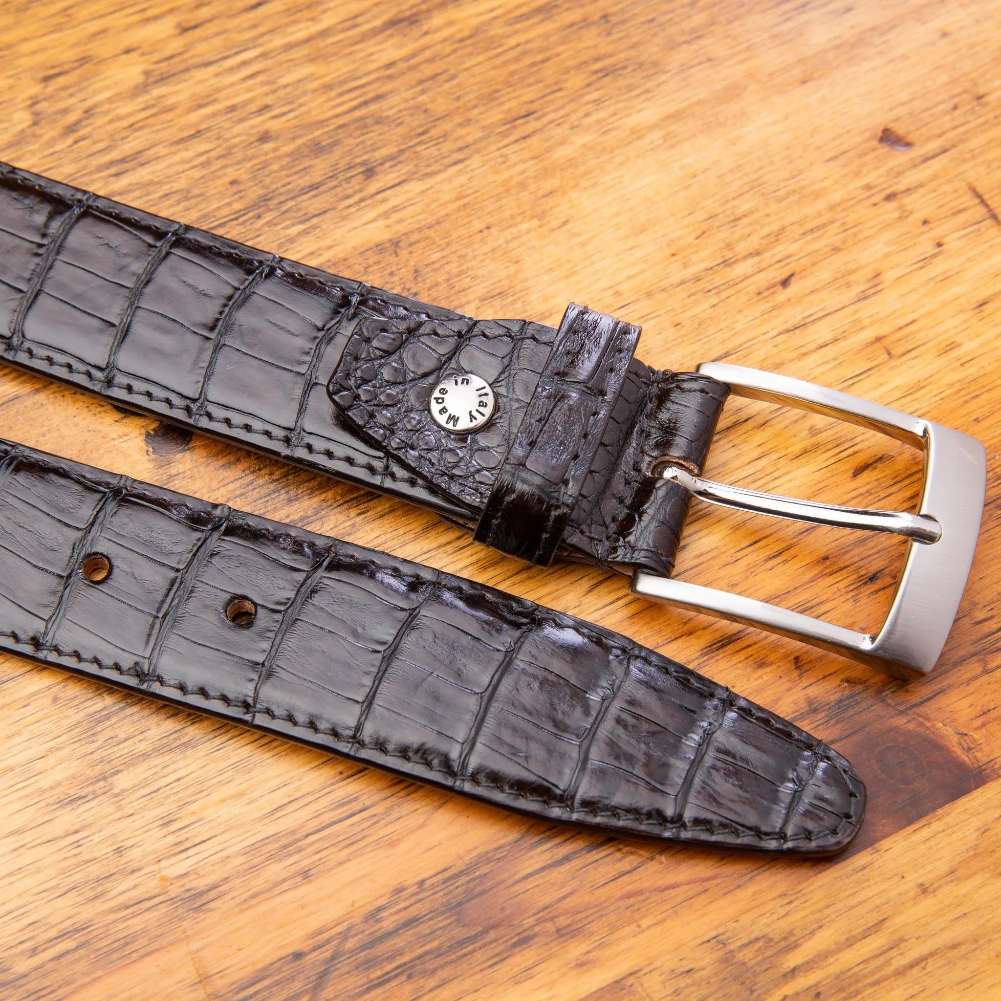 C7981 Calzoleria Toscana Exotic Hornback Belt