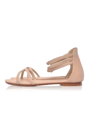 Calypso Braided Leather Sandals