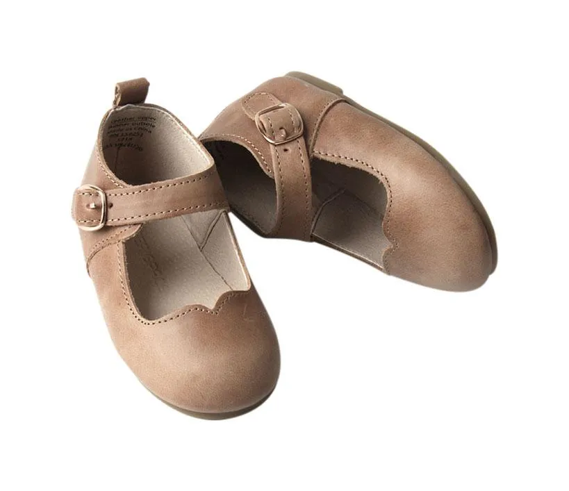 Camel - Mary Jane - US Size 5-9 - Hard Sole