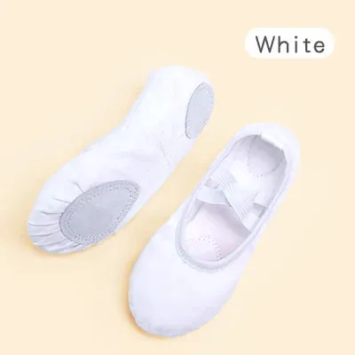 Canvas Ballet Dance Shoes for Girls and Women - Soft Sole Gymnastics Training Slippers