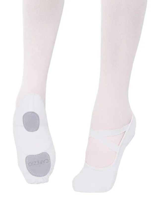 Capezio Hanami Stretch Canvas Child Black & White Ballet Shoe 2037C