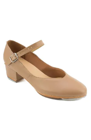 Caramel Zelda Cuban Heel Tap Shoes - Child