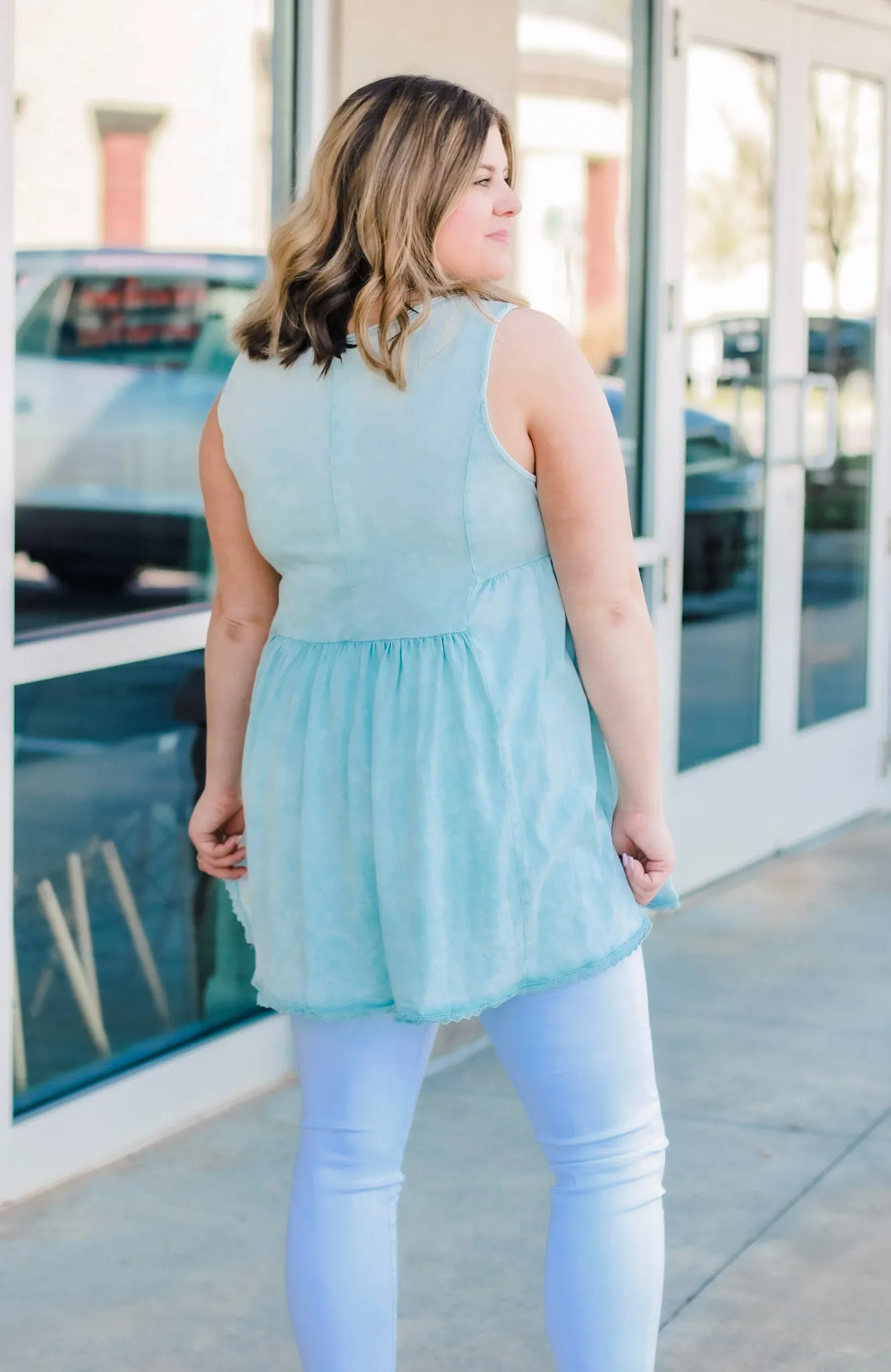 Catching Feelings Tank in Blue