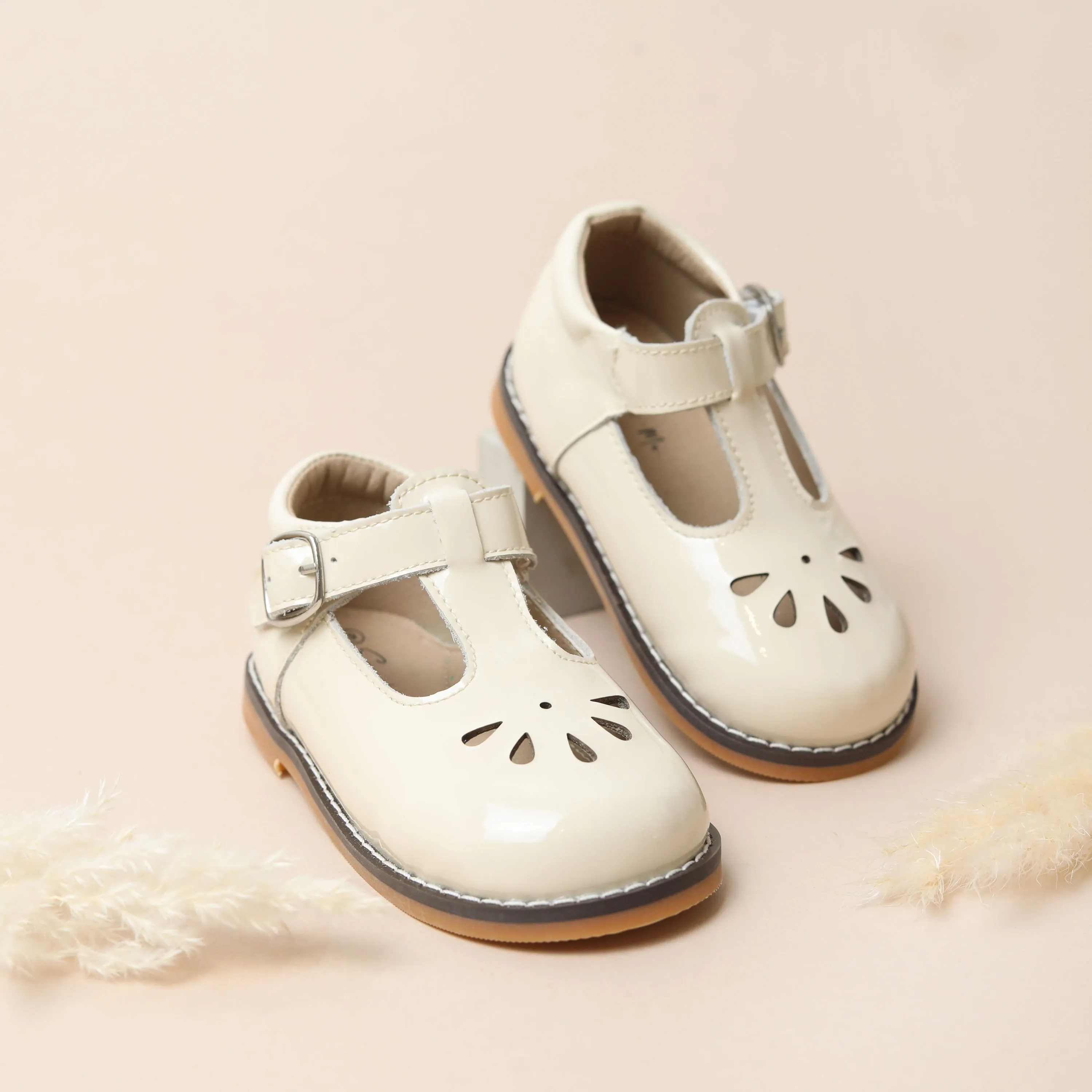 Chloe T Bars - Nude Patent