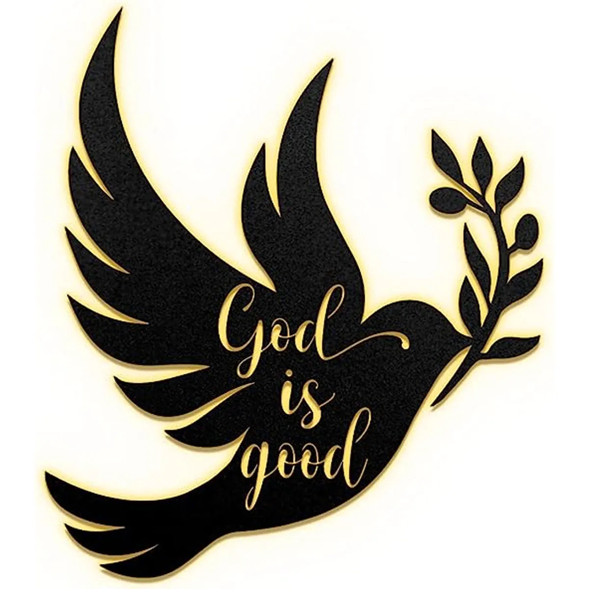Christianartbag Metal Signs, God Is Good, Christian Wall Art With Religious Scripture, Appreciation Gifts For Family