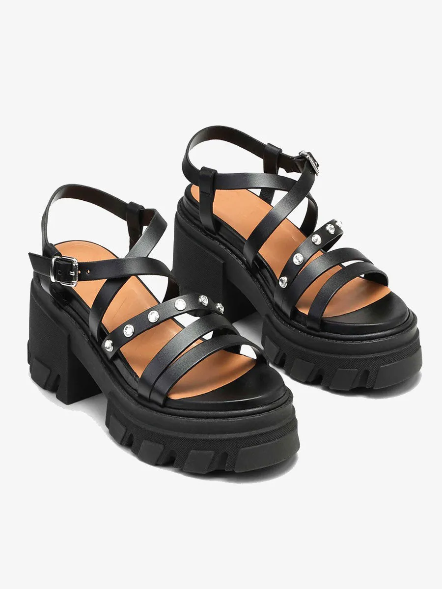 Chunky Heeled Sandals