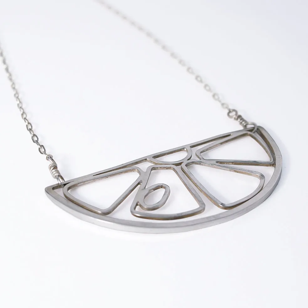 Citrus Slice Necklace
