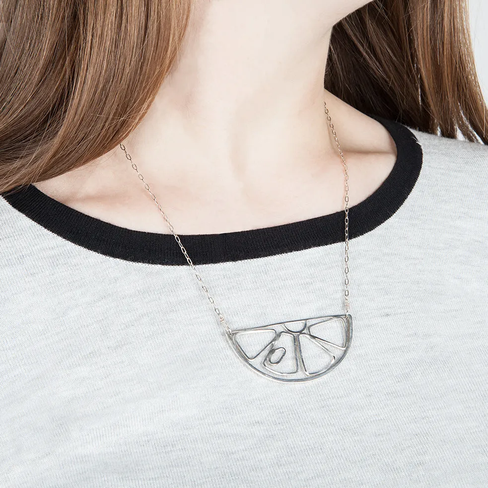 Citrus Slice Necklace