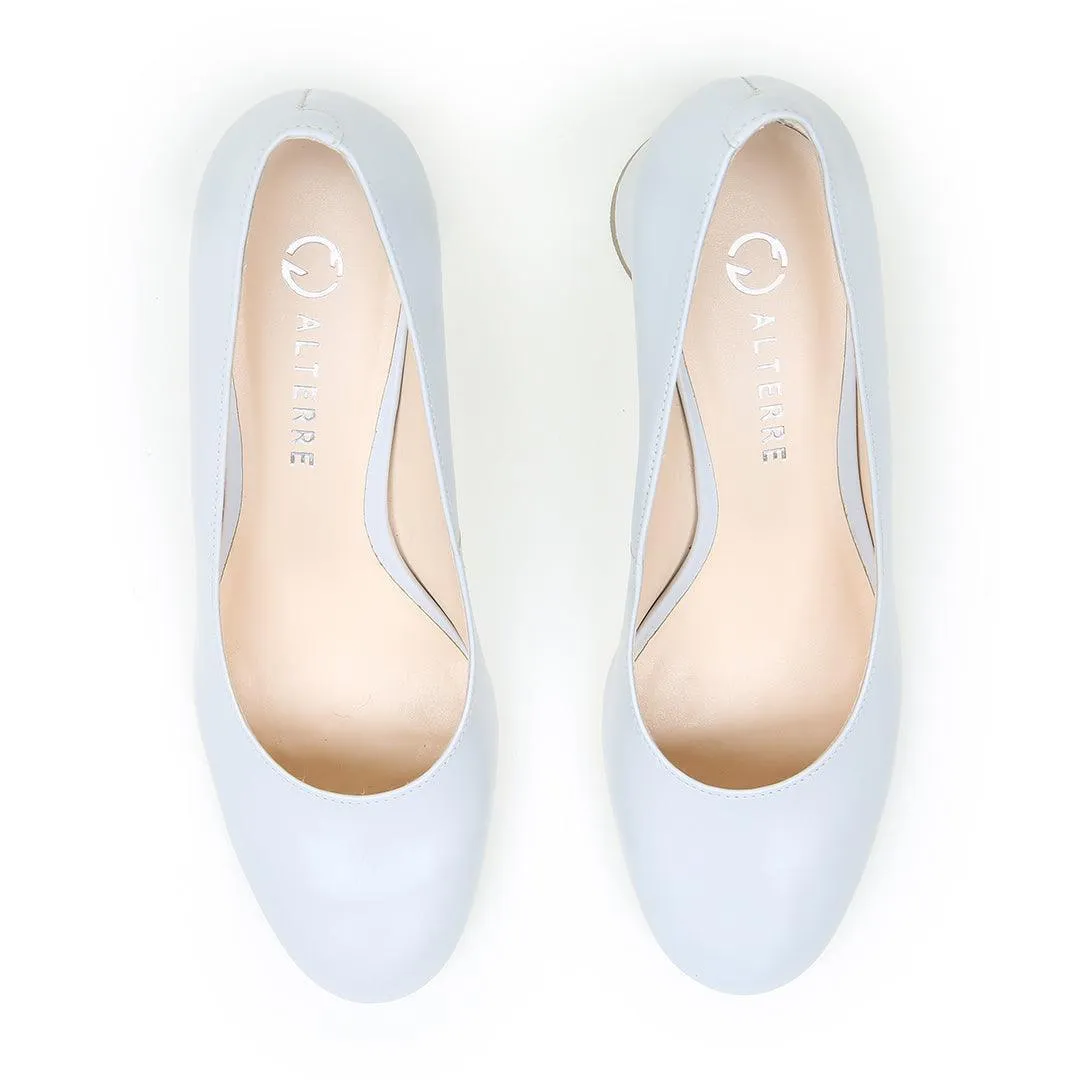 Cloud Grey Ballet Pump
