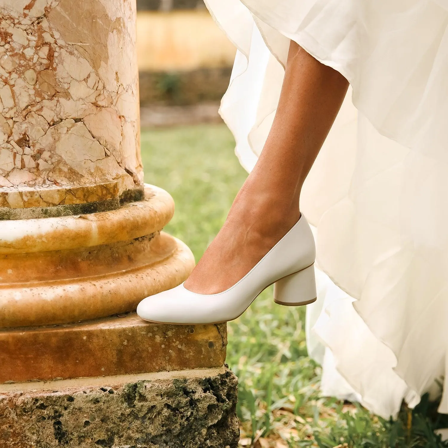 Cloud Grey Ballet Pump