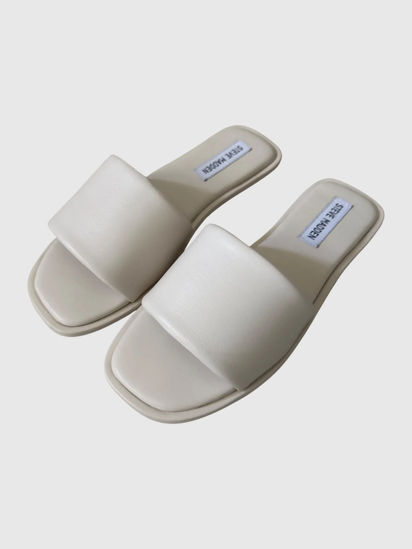 CLYDE FLAT SANDALS WHITE - SM REBOOTED