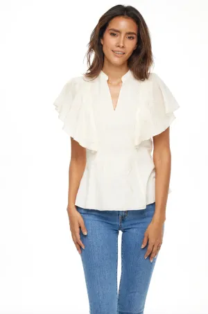 Collins Blouse-Ivory-Final Sale