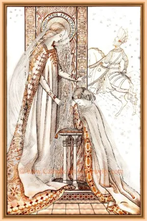Consoler of the Afflicted –8.5x11" Print – Loreto Embroideries