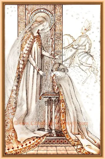 Consoler of the Afflicted –8.5x11" Print – Loreto Embroideries
