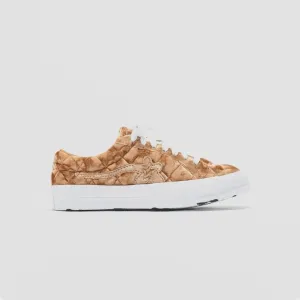 Converse One Star Golf Le Fleur mens Quilted Velvet brown sugar  shoes size 9