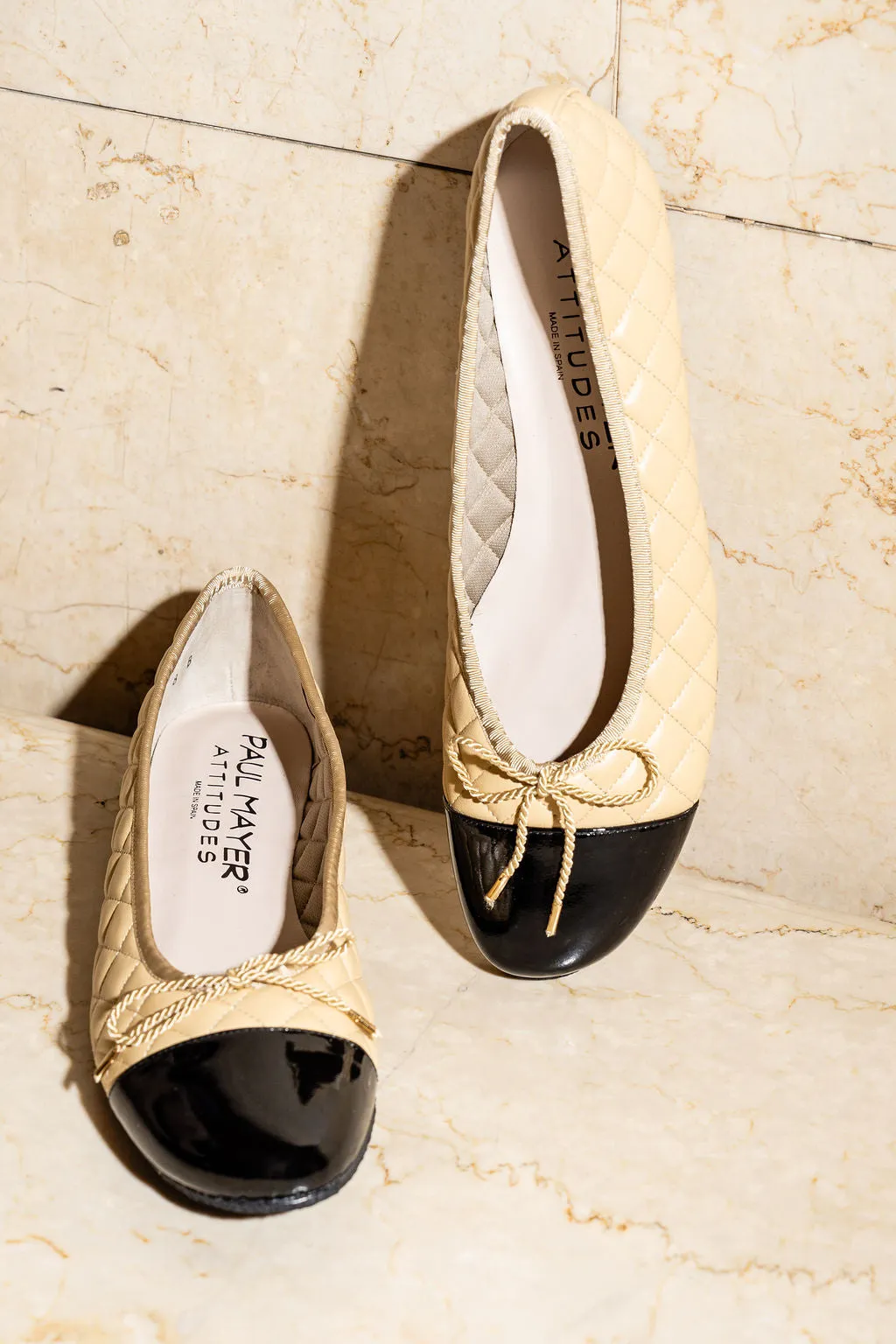 Cozy Quilted Leather Ballet Flat