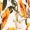 Cream Floral Frill Wrap Dress
