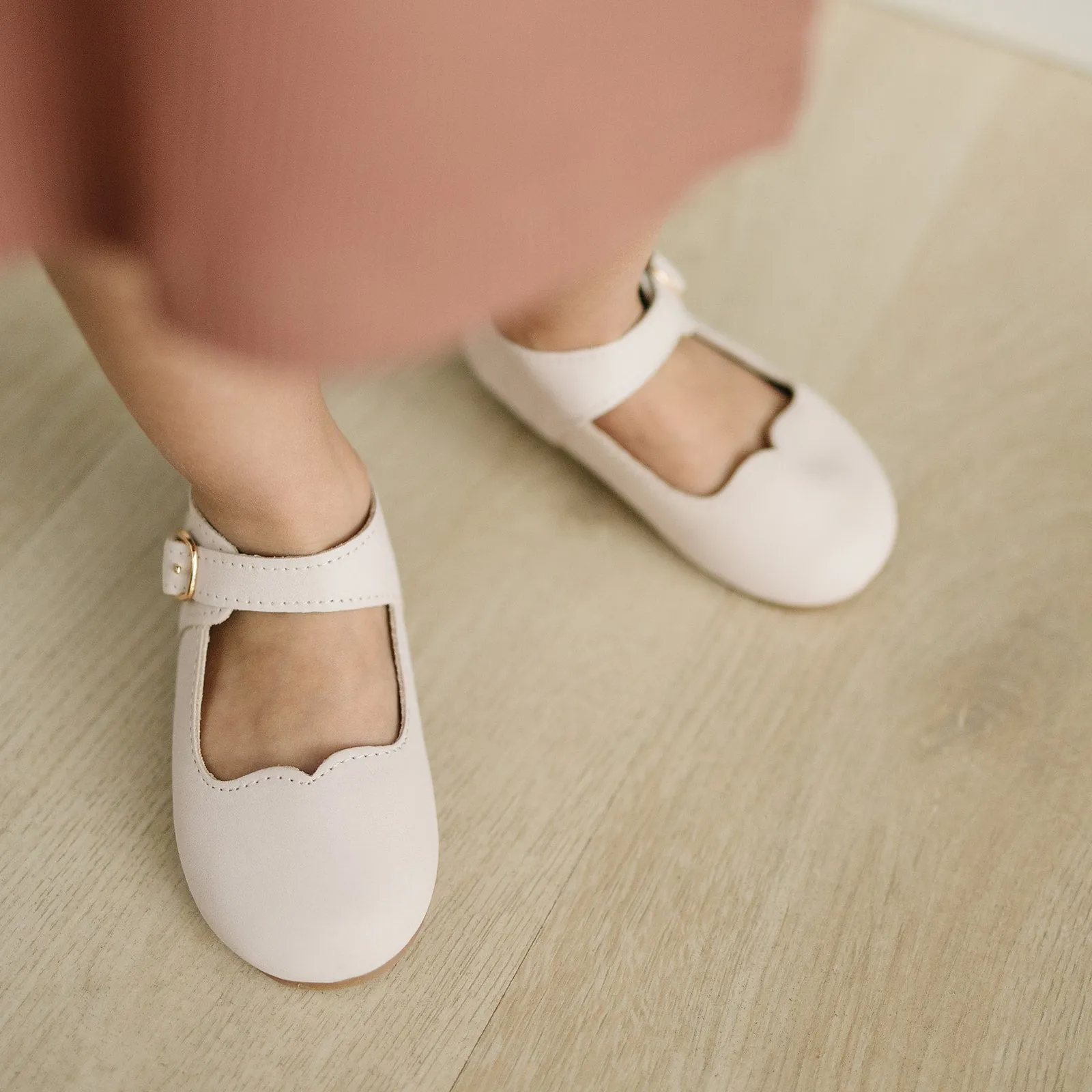Cream - Mary Jane - US Size 5-8 - Hard Sole