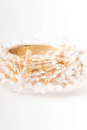 Crystal Stalactite Cuff Bracelet