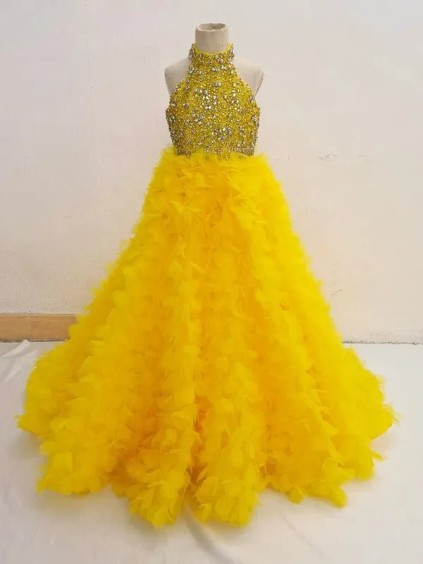 Custom Made Exquisite Teen Glitz Formal Dress Pageant with petticoat init