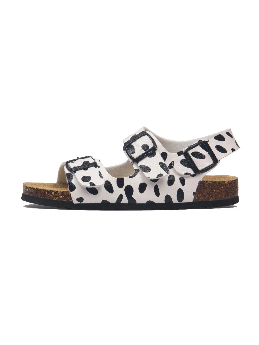 Dalmatian Double-Strap Slingback Sandals