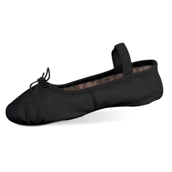 Danshuz Boys Leather Ballet Shoes in Black