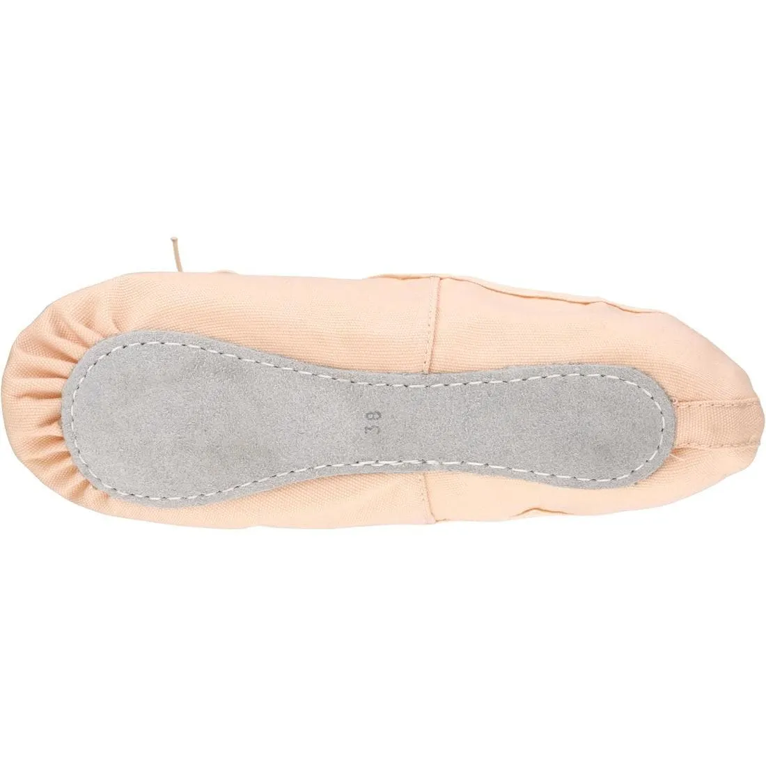 Demi-pointes toile saumon