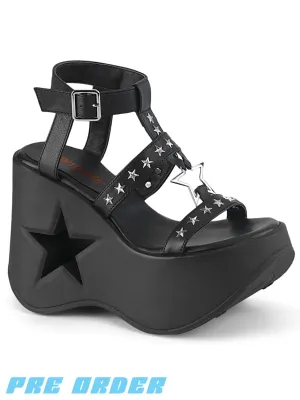 DEMONIA DYNAMITE-12 - BLACK VEGAN LEATHER ✰ PRE ORDER ✰