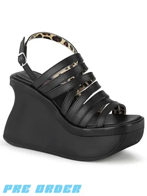 DEMONIA PACE-33 - BLACK VEGAN LEATHER ✰ PRE ORDER ✰