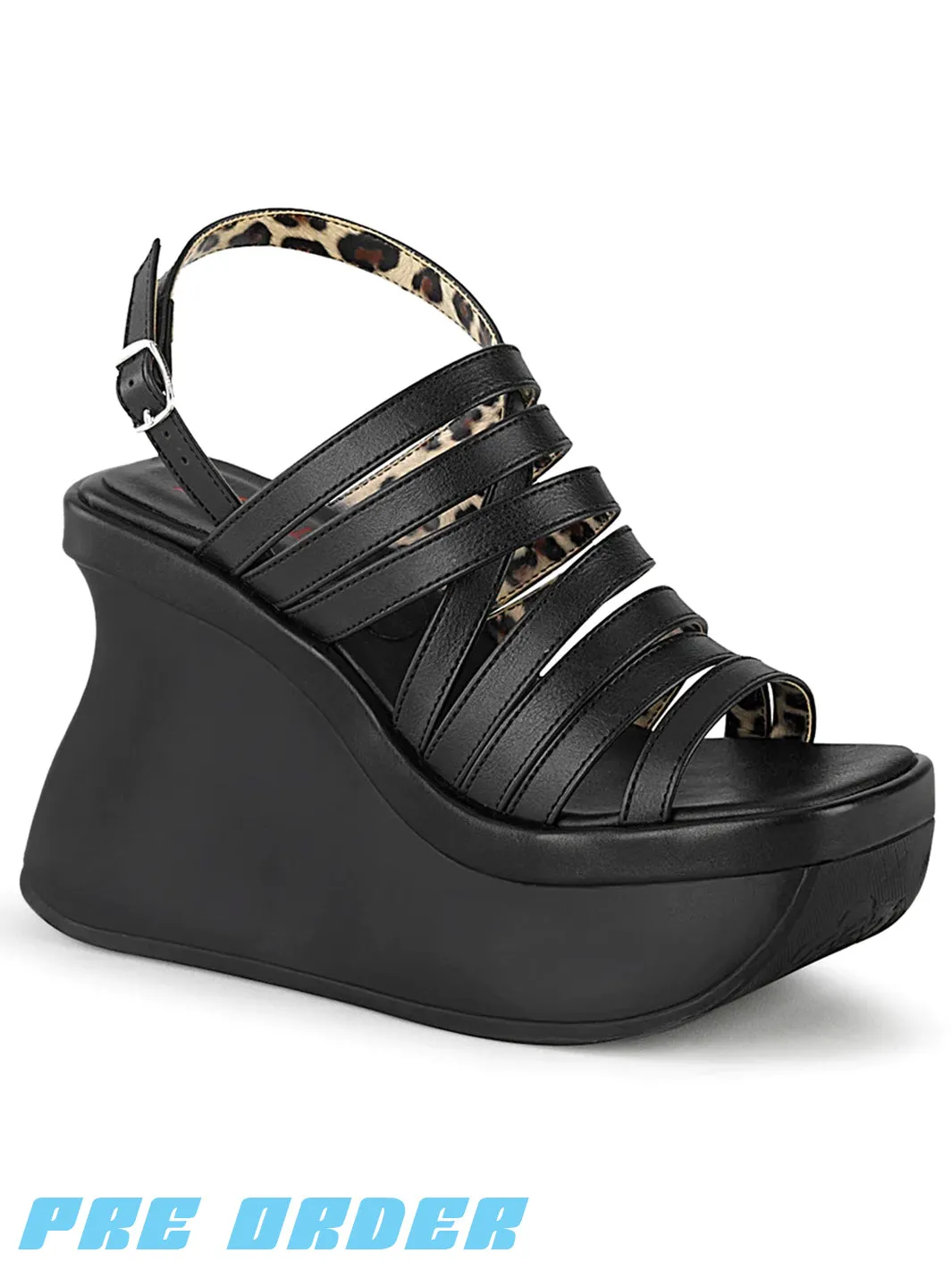 DEMONIA PACE-33 - BLACK VEGAN LEATHER ✰ PRE ORDER ✰