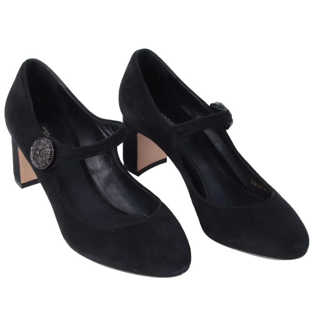 Dolce & Gabbana Black Calfskin Women Pump