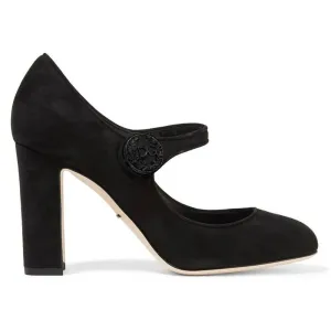 Dolce & Gabbana Black Calfskin Women Pump