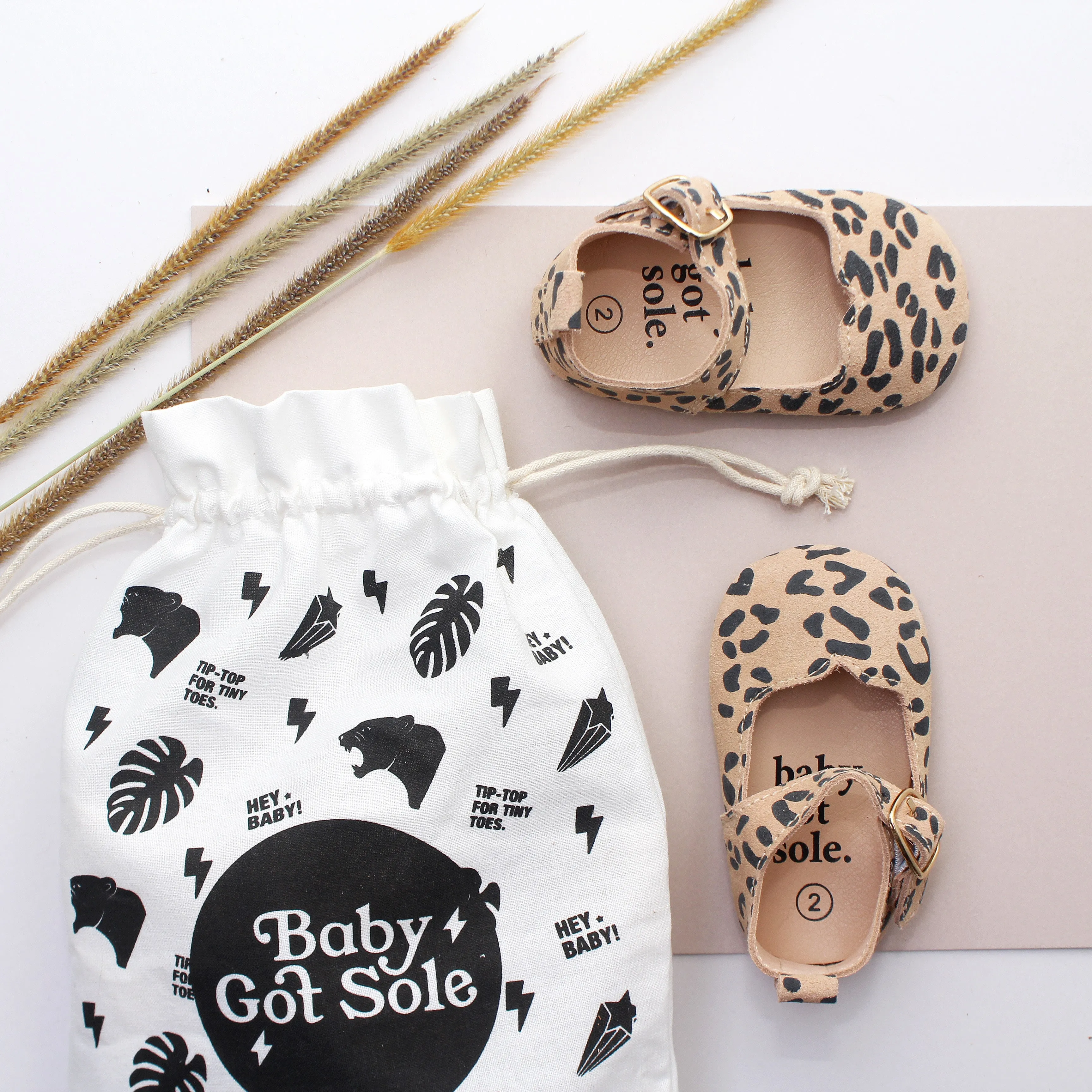 Dolly Leopard Print Mary Janes