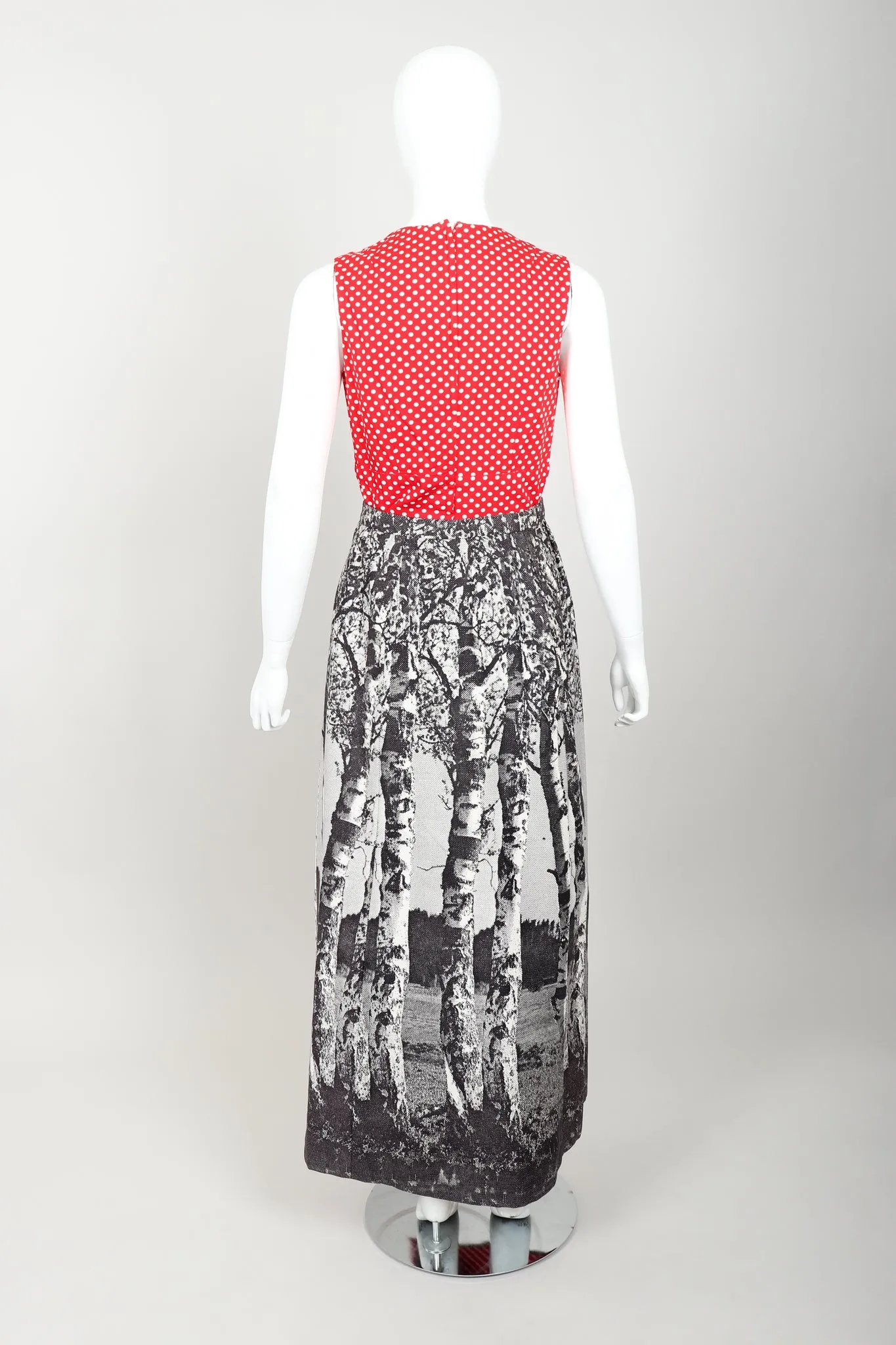 Dot Romper & Hostess Skirt Set