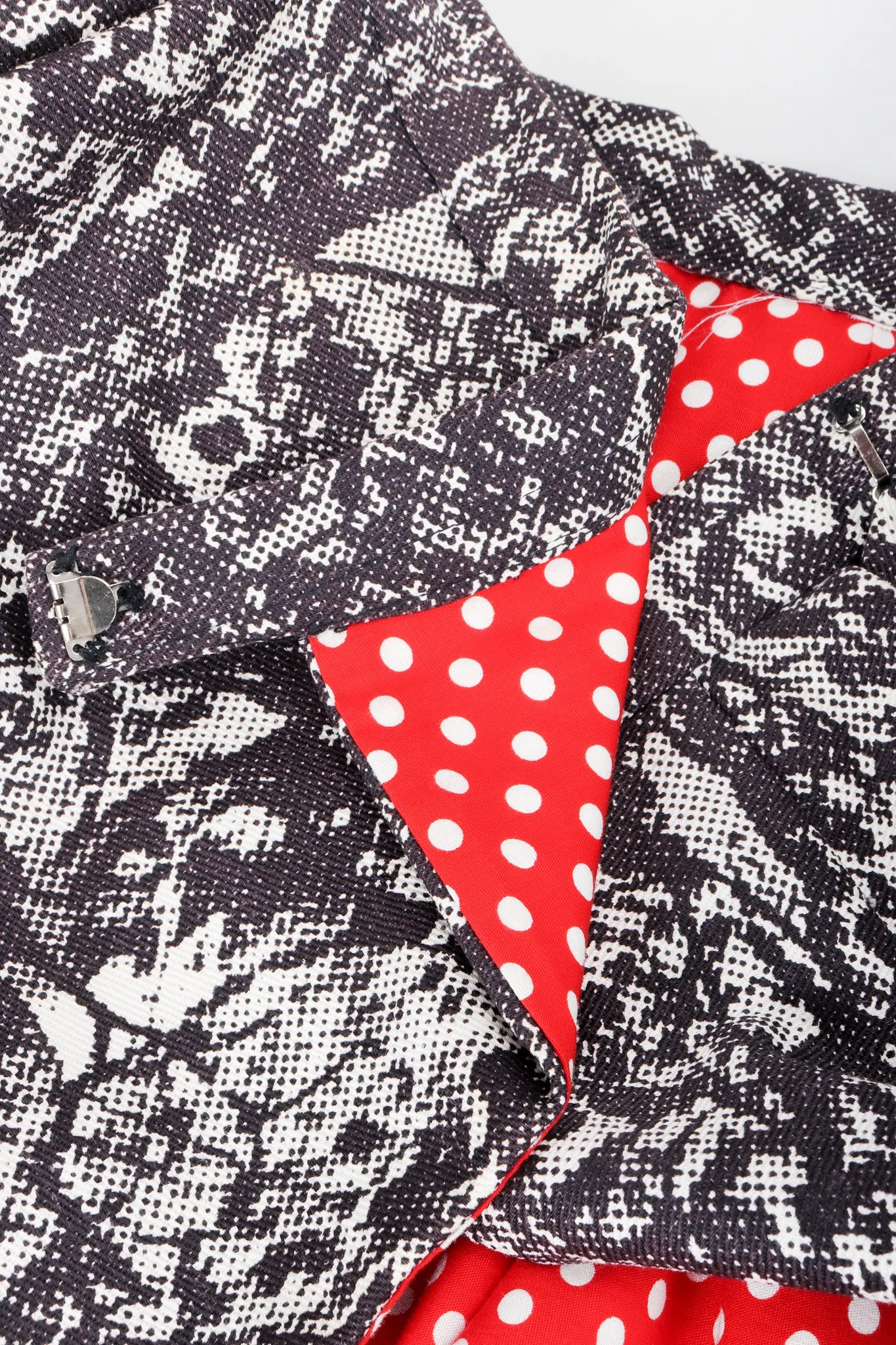 Dot Romper & Hostess Skirt Set
