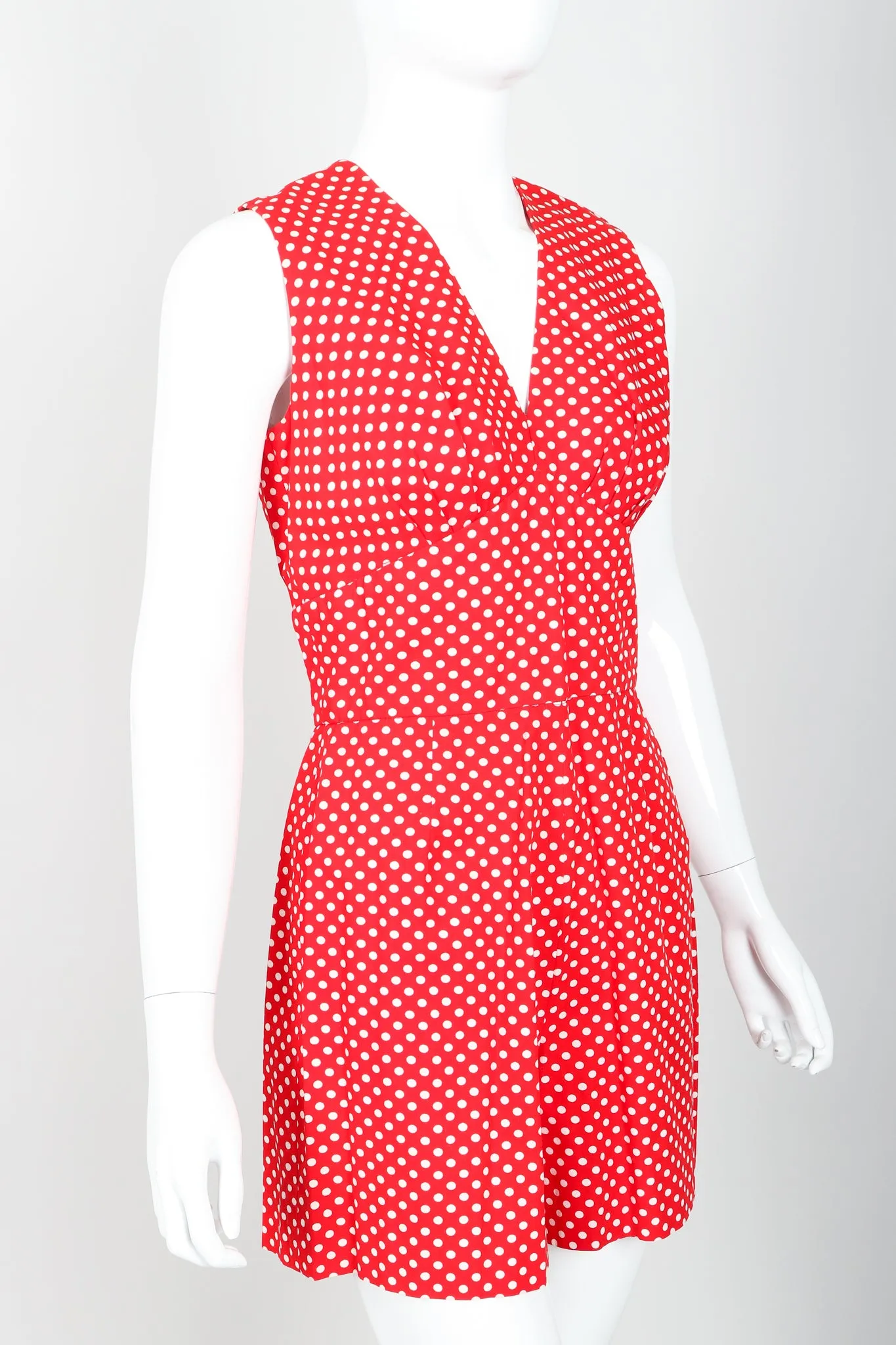Dot Romper & Hostess Skirt Set