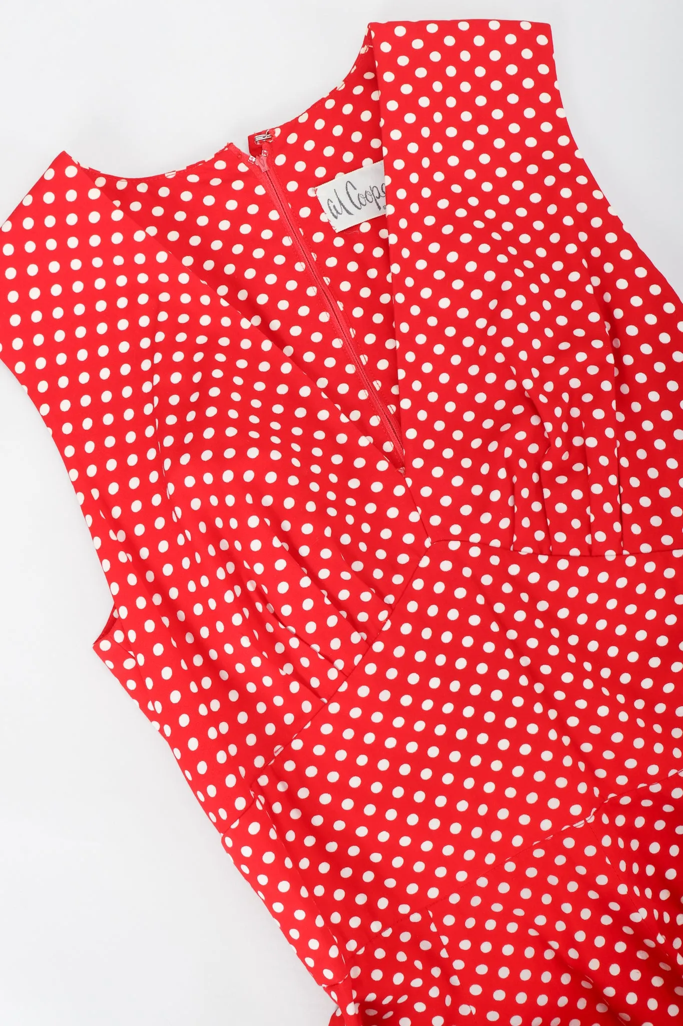 Dot Romper & Hostess Skirt Set