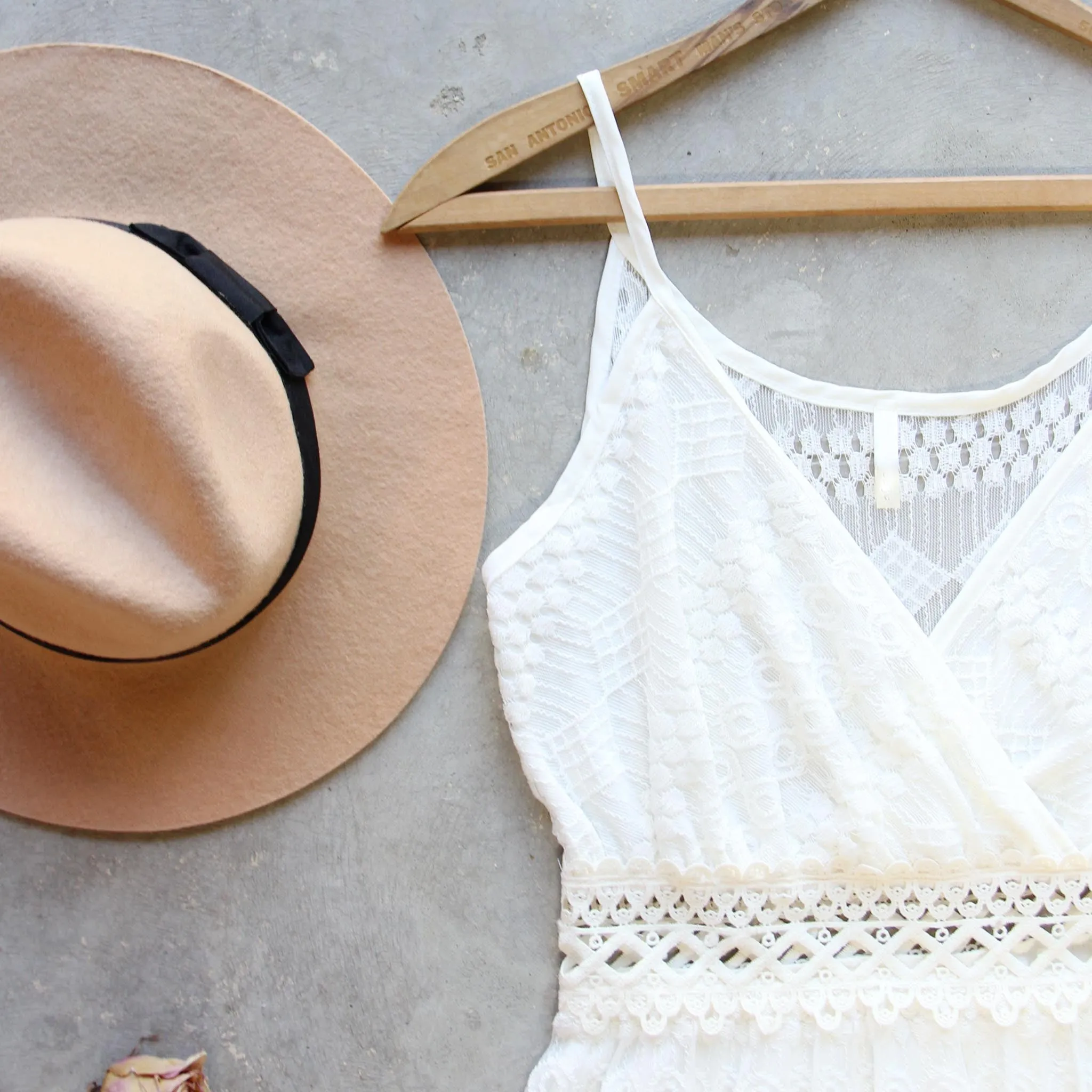 Dusted Lace Dress
