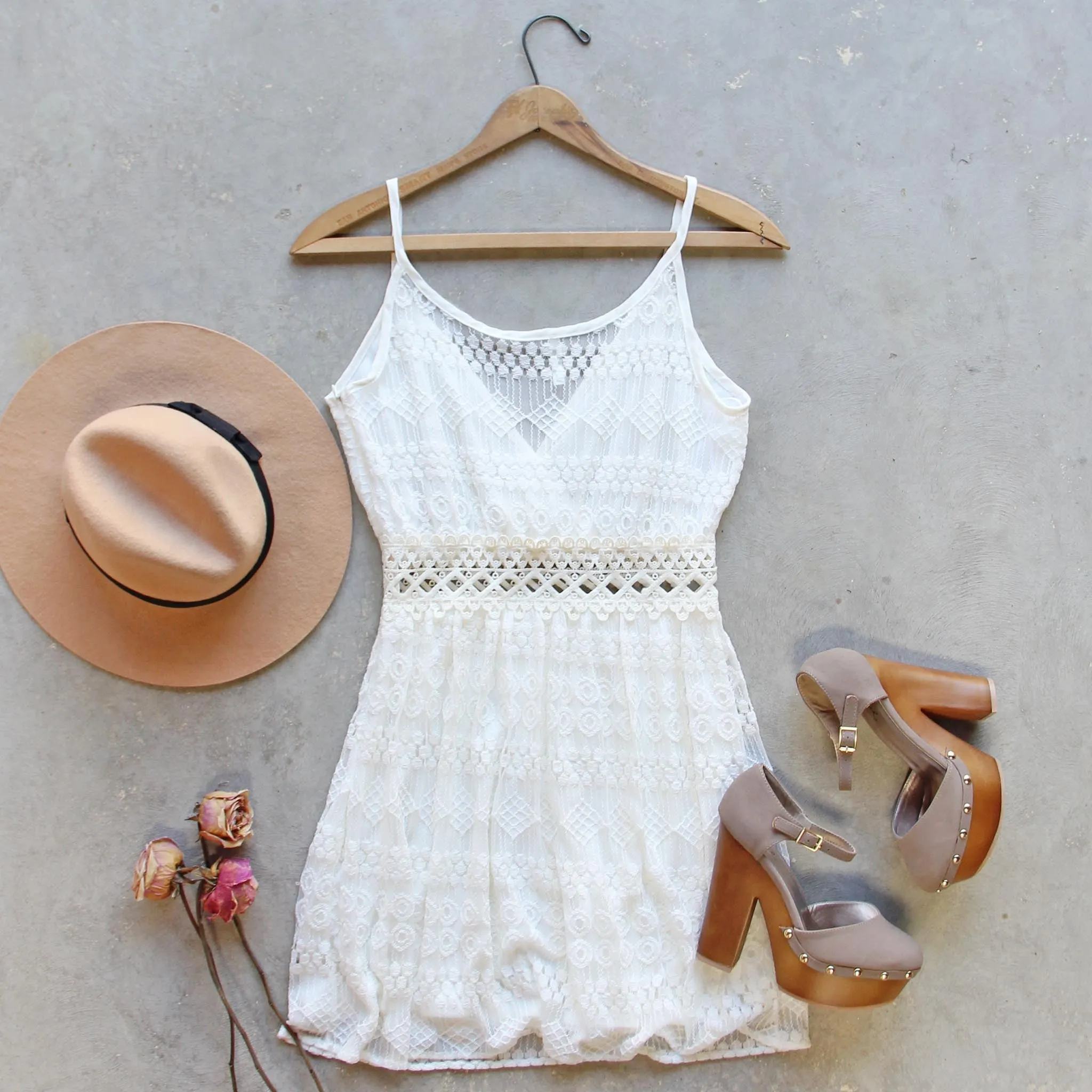 Dusted Lace Dress