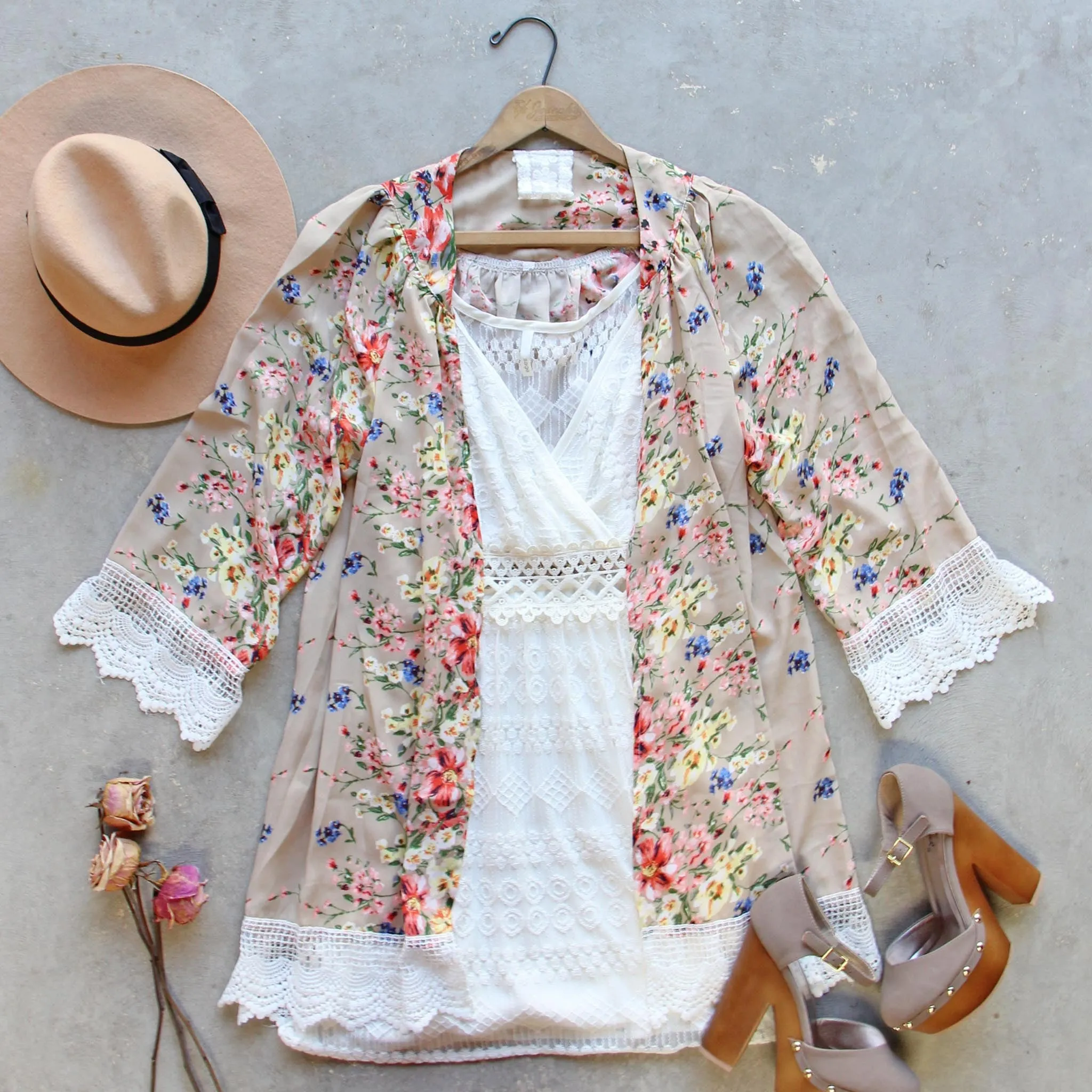 Dusted Lace Dress