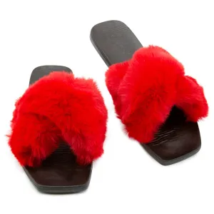Earthdance-46 Fur Sandals