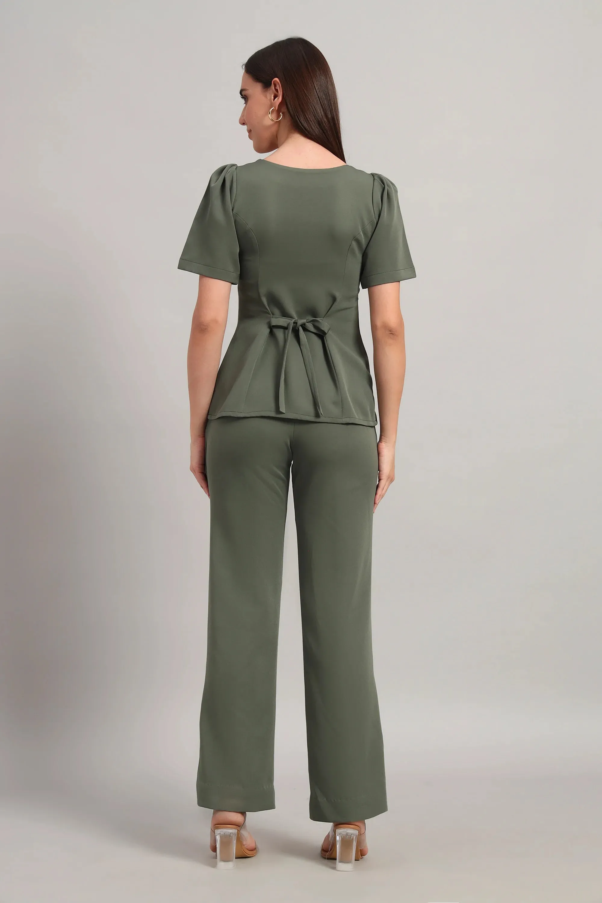 Ease Mode Co-ord, Olive Green