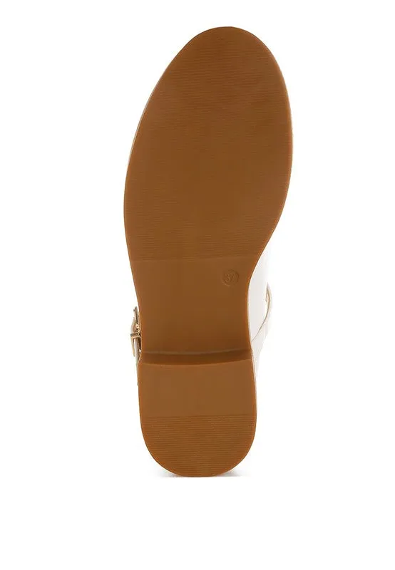 Ejeta Faux Leather Mary Jane Shoes