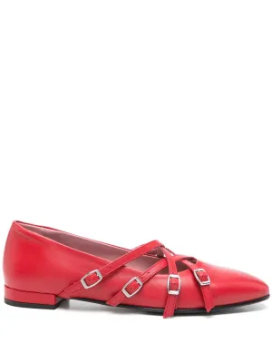 Eloise leather ballet flats